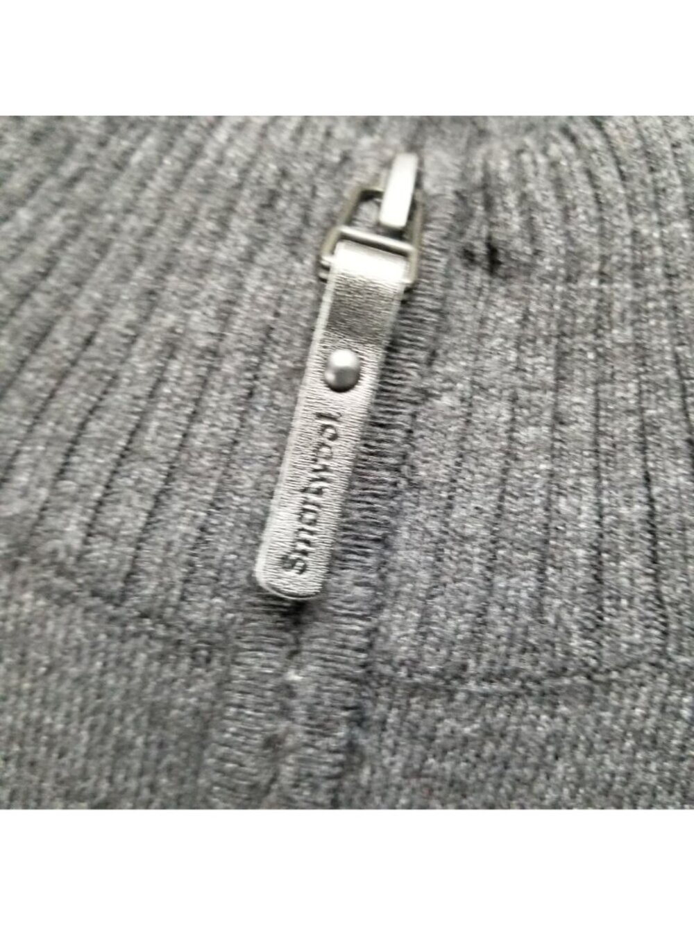 Smartwool Sweater Mens XL Gray Merino Wool Blend 1/4 Zip Pullover *Read* - Picture 2 of 14